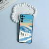 ski slope &ski running Soft Silicone Case for Samsung S25, S24, S21, S22, S23, S30, Ultra, S20, Plus, FE, Lite-Black