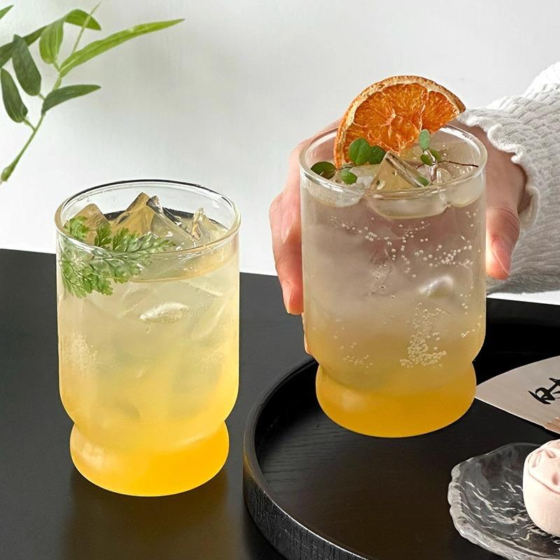 Simple Wine Glass Cups,Creative Beer Cocktail Glasses Mugs, Iced Americano Coffee Mug,Juice Water Glass Cups,Bar Kitchen Tools