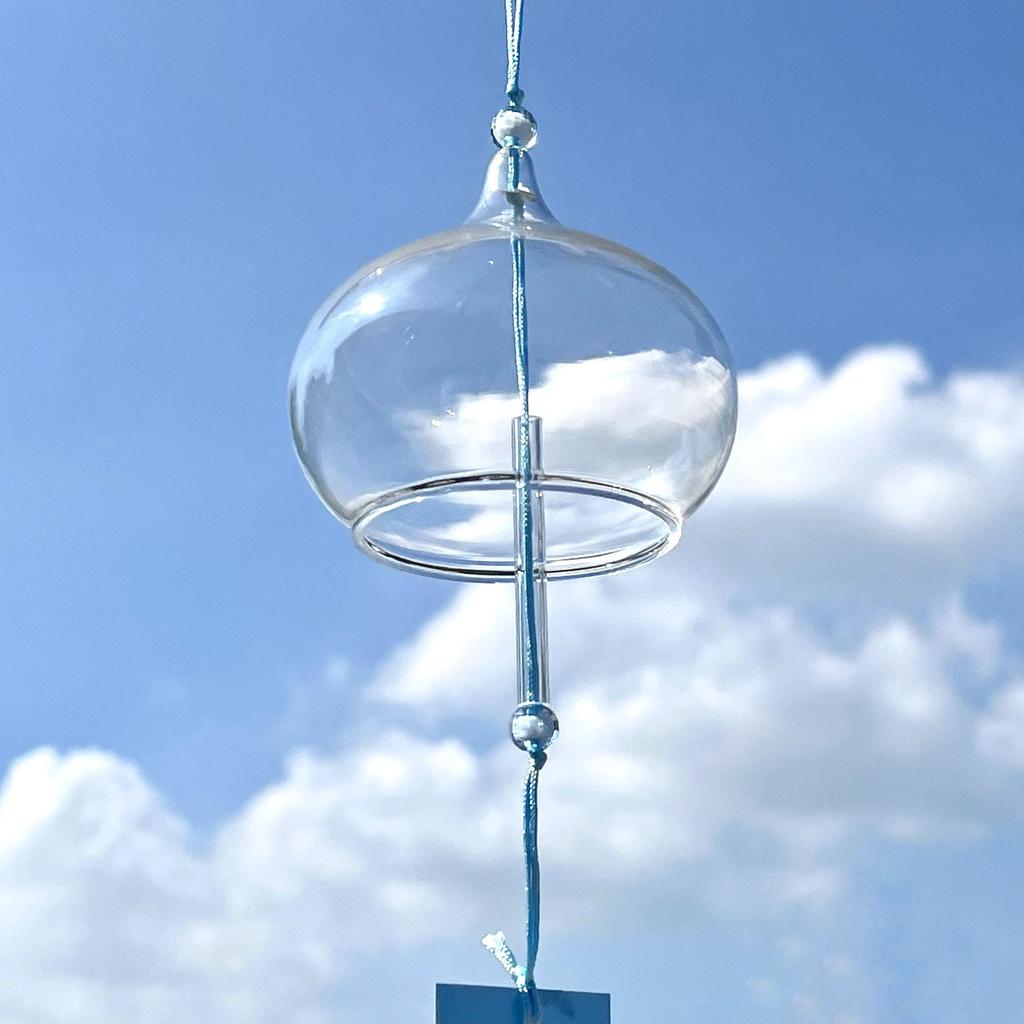 Hand-Painted Glass Wind Chimes for Student DIY Projects and Outdoor Decor