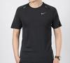 Nike Men's Quick-Dry Lightweight Breathable Running T-Shirt in Black