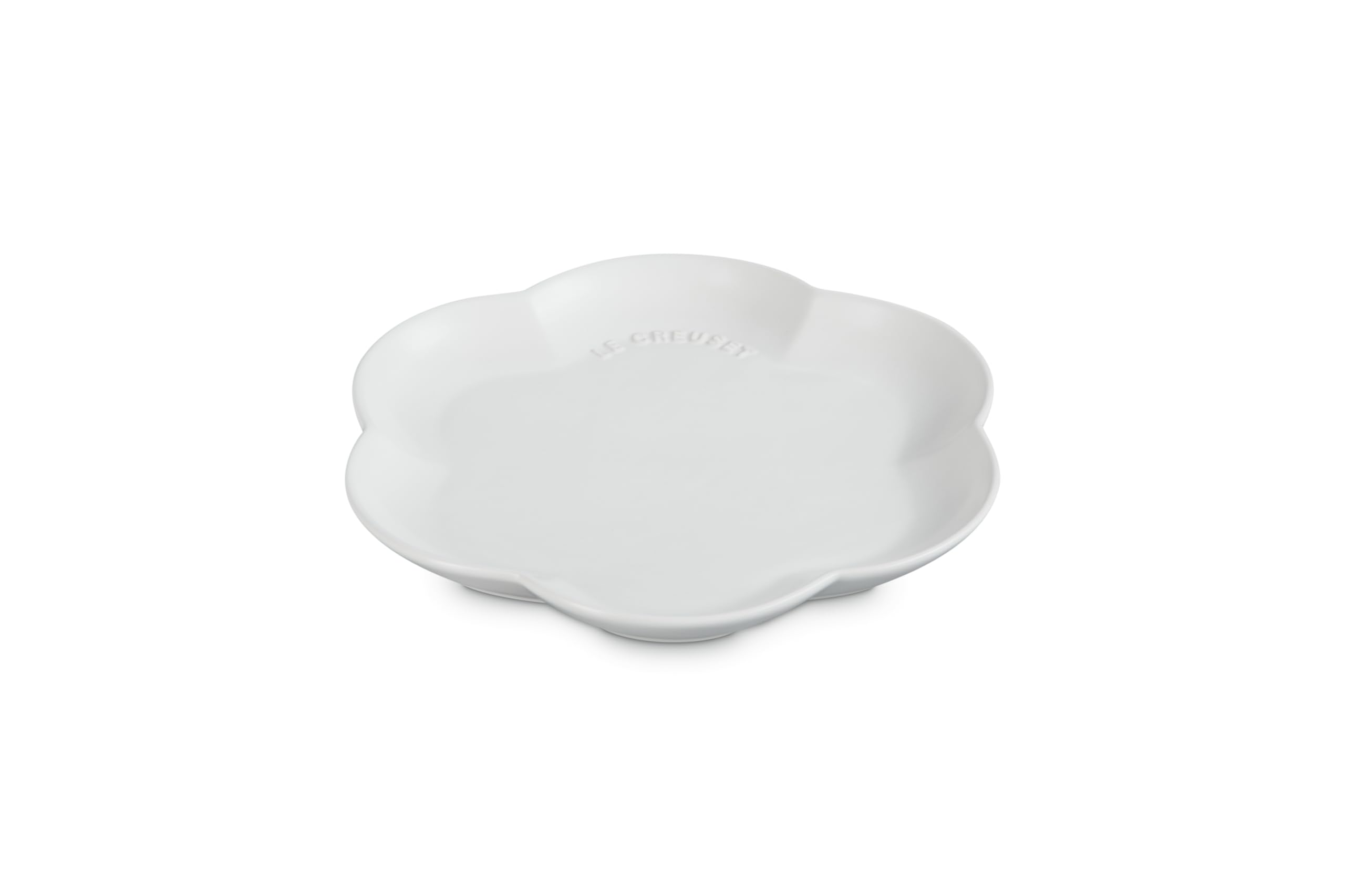 Le Creuset Sphere Round Flower Plate 22cm Cotton
