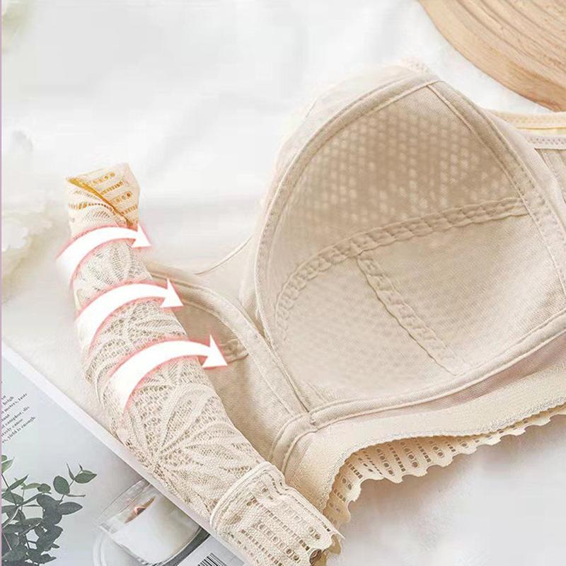 Кружевной вязаный бюстгальтер с полной чашкой — фото 6