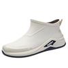 Rain Boots, Men's Shoes, Rainproof and Waterproof Shoes, Short Mid Length Rain Boots, Water Boots, Work Rubber Shoes