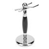 Shaving Brush Stand Extra Wide Openings Double Sided Shaving Holder for Men with Metal Base