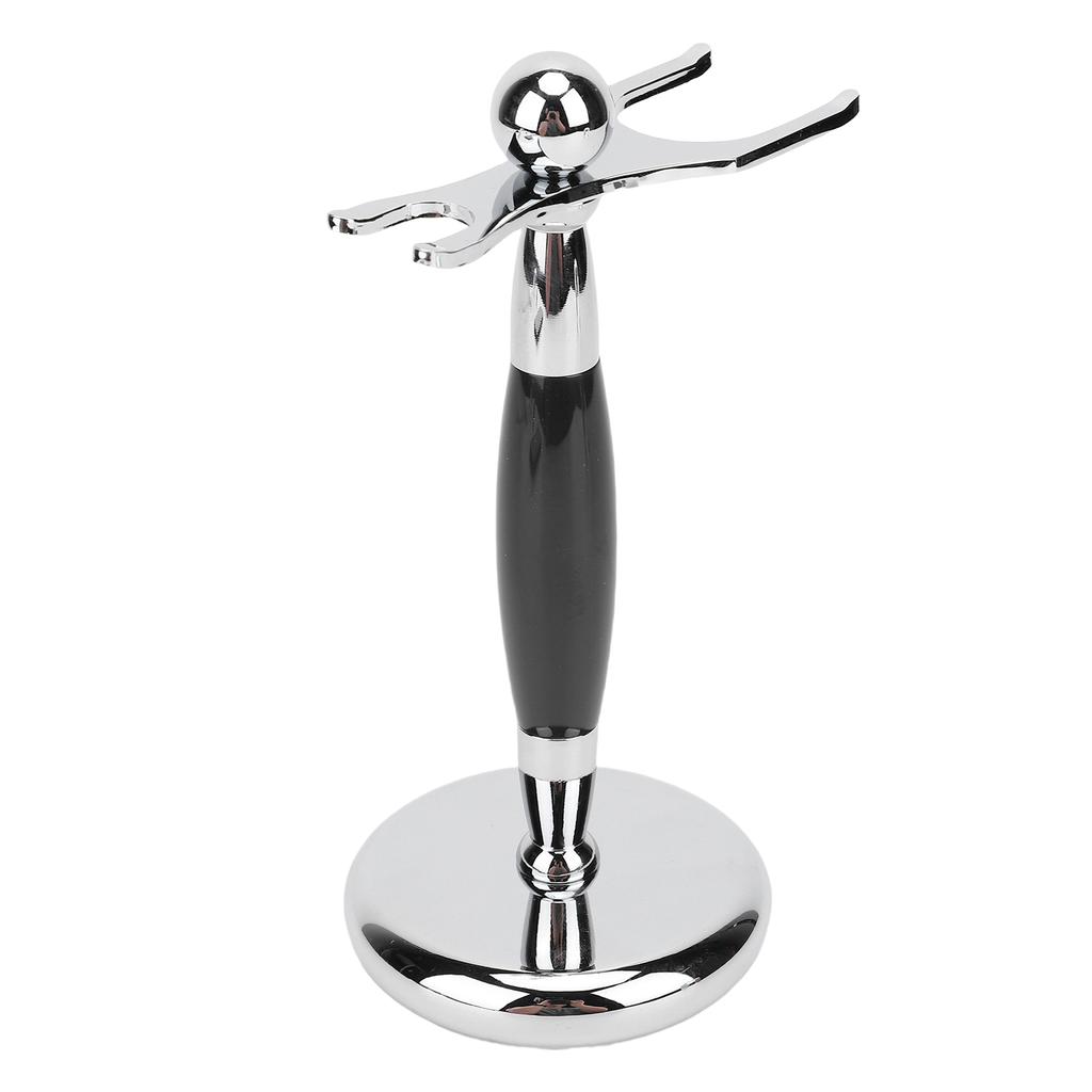 Shaving Brush Stand Extra Wide Openings Double Sided Shaving Holder for Men with Metal Base