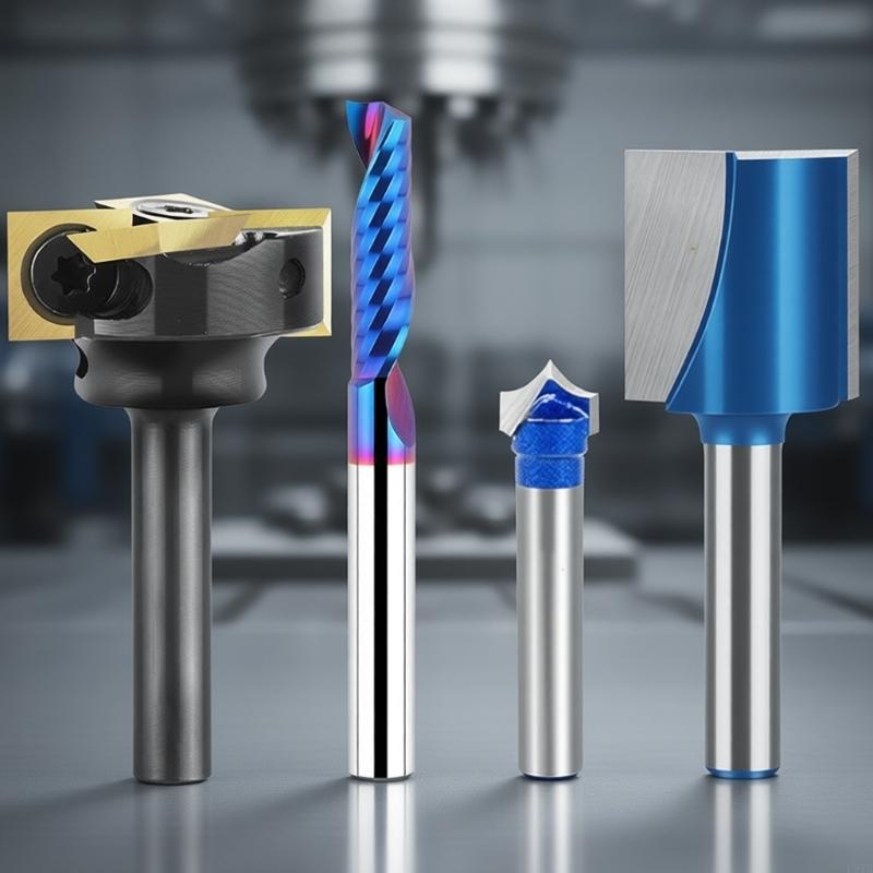 High Precisions Cleaning Bottom Bit TCTs Milling Cutter With AntiStick Coating For Plywood And MDFs
