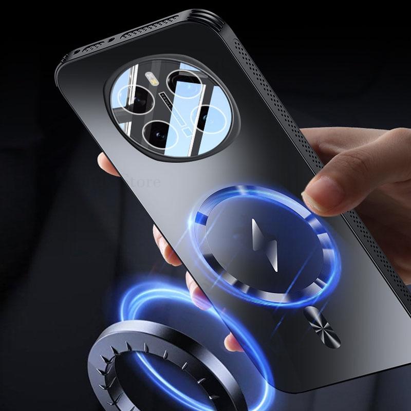 For Magsafe Magnetic Armor Shockproof Case For Honor Magic 7 6 Pro Cooling Magsafing Cover Lens Protector For Honor X60 200 Pro