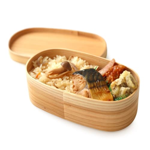 Yamaya Lacquerware Store Magewappa Lunch Box, Made In Japan, Natural Cedar, 500ml