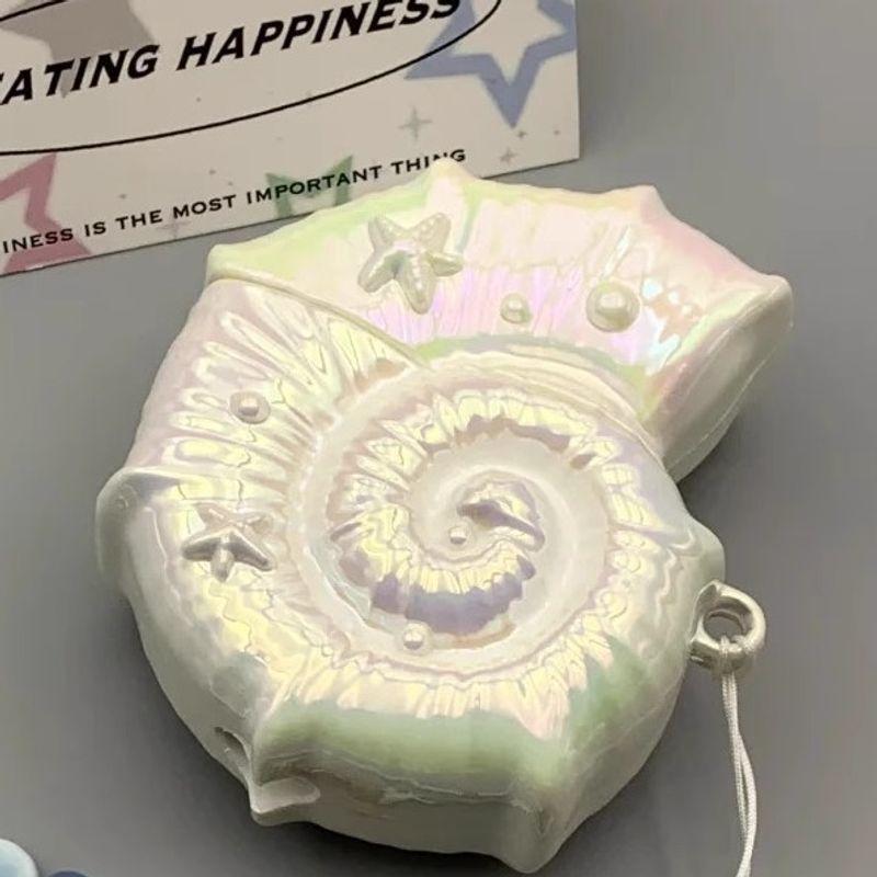 

Ракушка для чехла для наушников Huawei Freeclip Freebudspro4 Защитный чехол 6i Нишевый стиль SE3 Силиконовый 4e Ударопрочный 5i Мягкий чехол SE2 для женщин Pro3 Huawei FreeClip Laser Conch [Single Shell]]