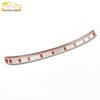 MG GT Stainless Steel Rear Guard Plate: Tailgate Protection Pedal
