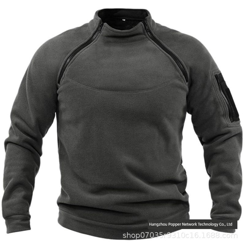 

2024 Fleece Outdoor Warm Hoodie Dark gray S