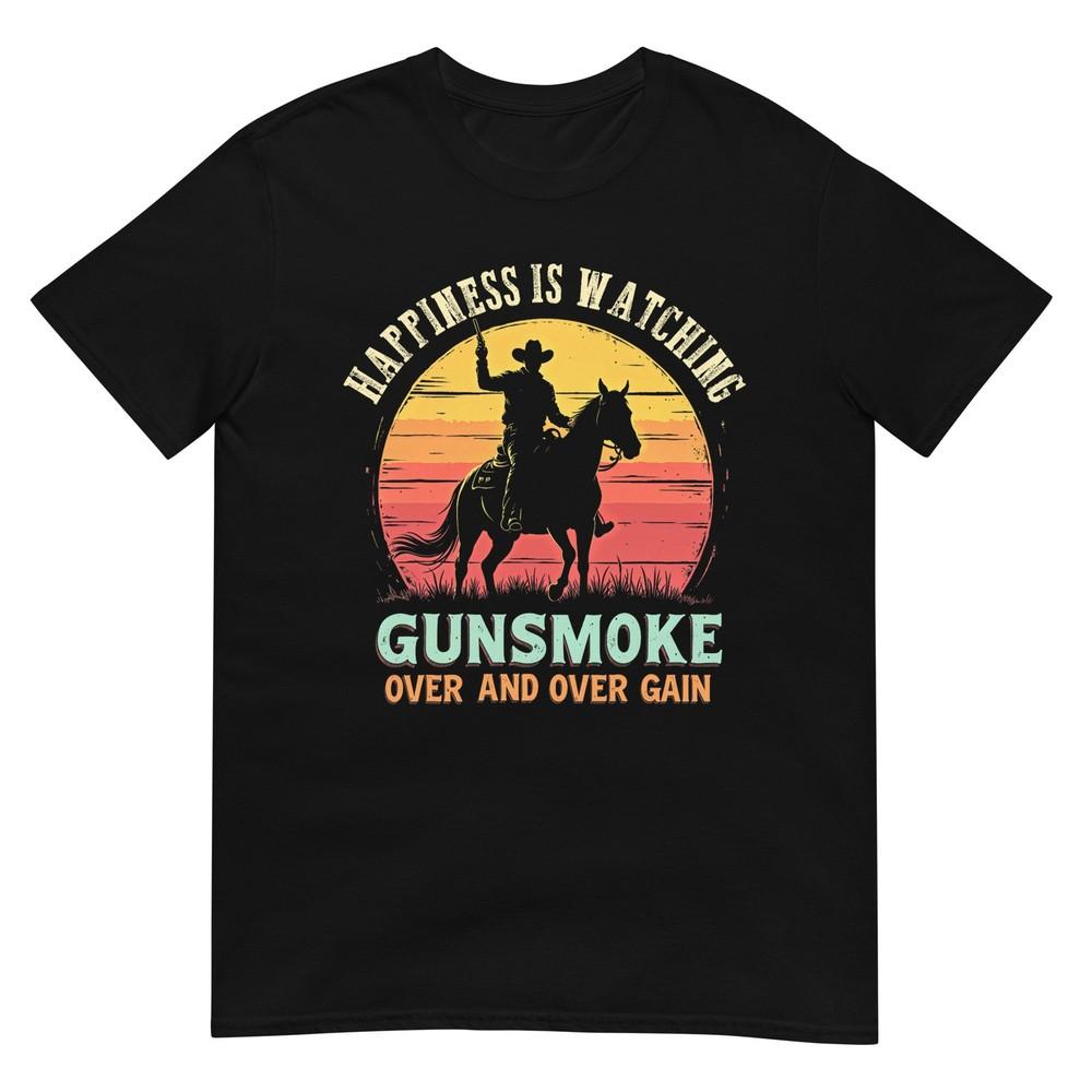 Cowboy Gunsmoke Over And Over Again Tshirt