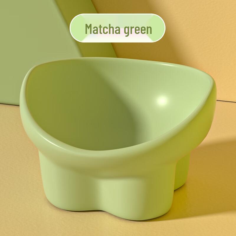 QIO Ceramic Elevated Cat Bowl