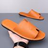 Summer New Outdoor Slippers Korean Version of Trendy Men's Sandals Non-slip One-word Drag Men's Beach Shoes Large Size