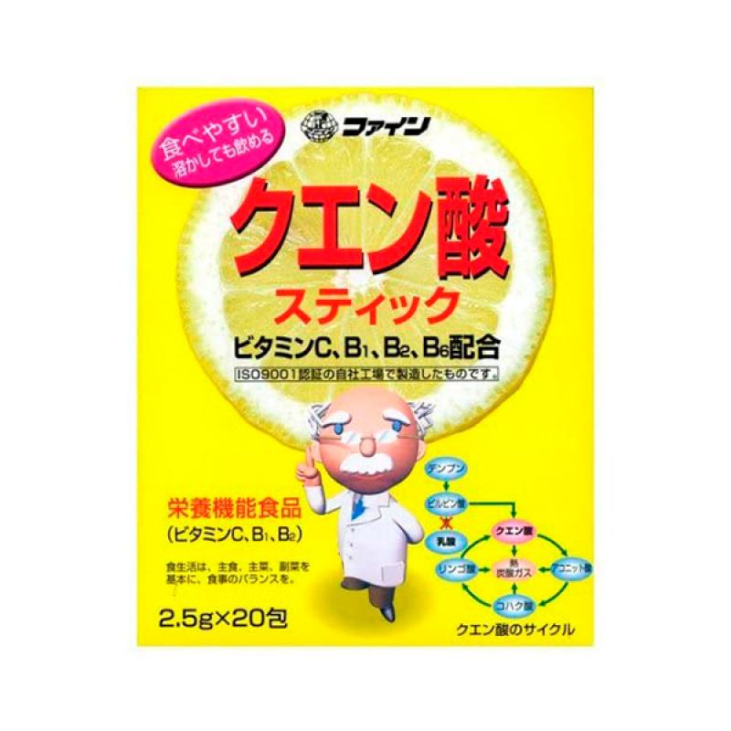 

Citric acid stick 2.5gX20 packs