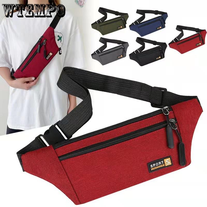 Waist Bag for Women Large Capacity Multifunctional Waterproof Outdoor Travel Mobile Phone Bag for Men чёрный