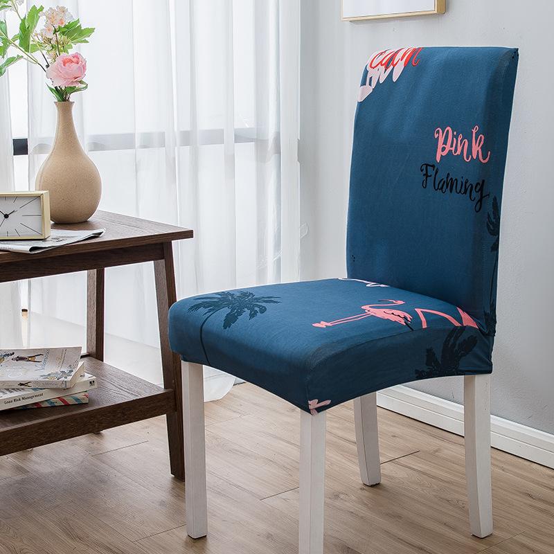 High Elastic Household Chair Cover One-piece Dining Table Chair Cover Chair Cover Fabric Four Seasons