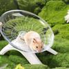 Steel Axle Hamster Flying Wheel Transparent Running Disc Toy  for Small Animal