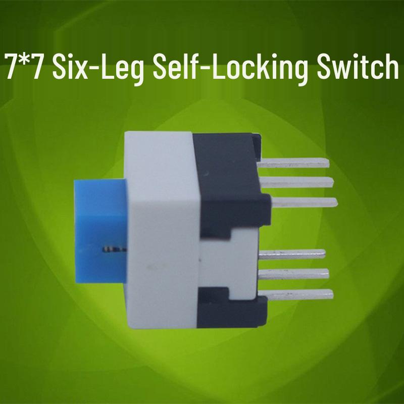 

In-Stock 6-Pin 7x7mm Self-Locking Switch Button