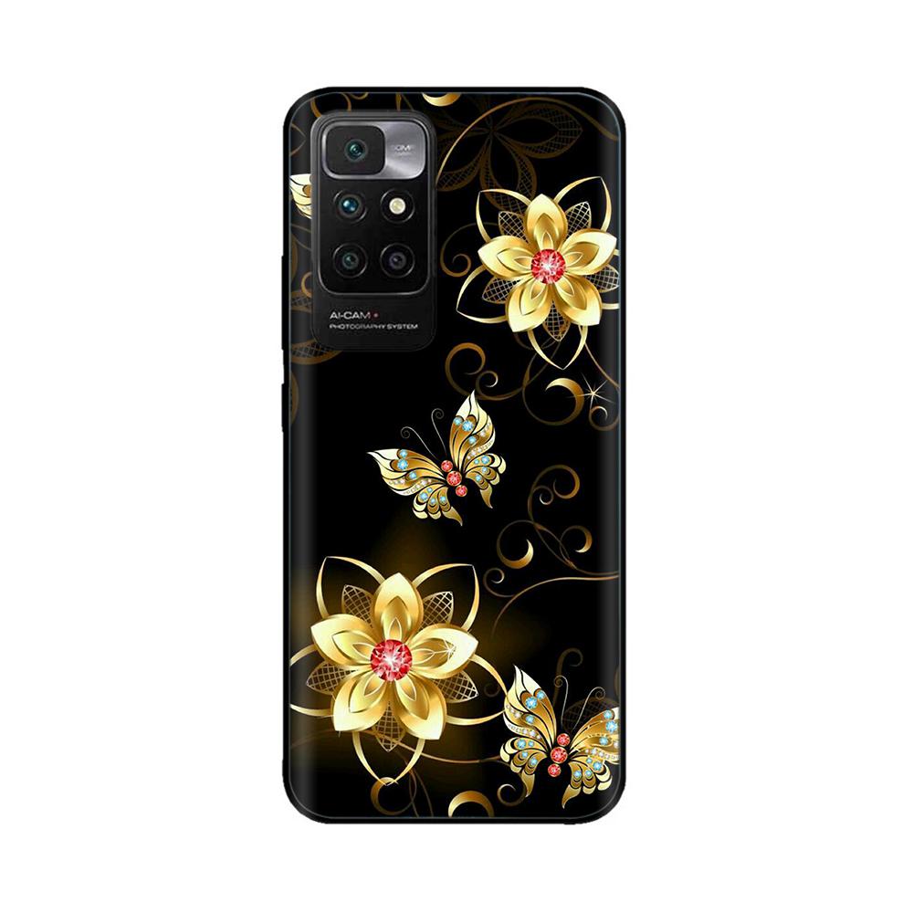 For Redmi10 Xiaomi Redmi 10 Case for Redmi 10 Prime Bumper 6.5 inch Soft TPU Silicone Cover For redmi10 Cases Marble Back Cover