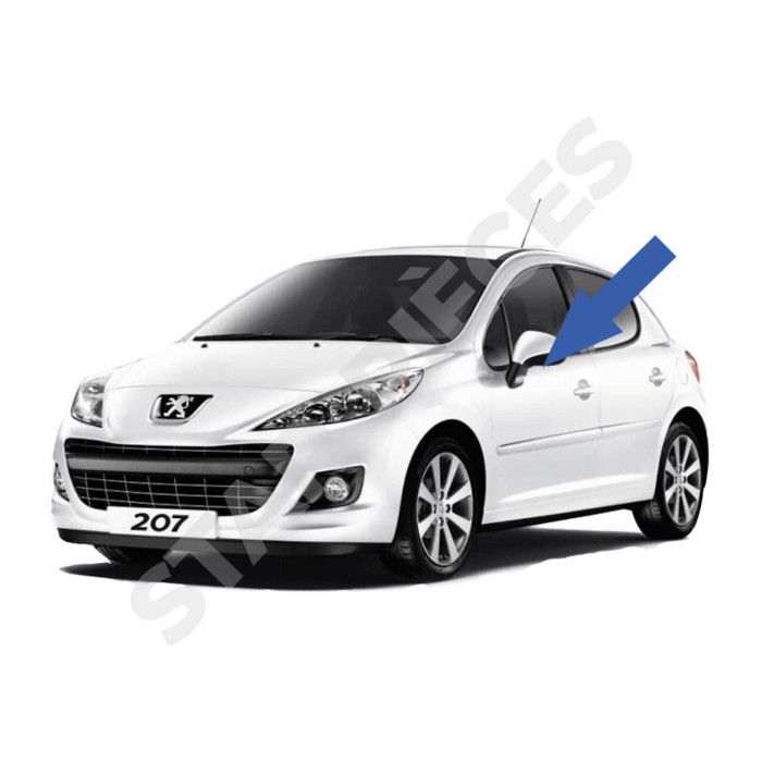 Commande lève vitre pour Peugeot 207 et 207+ (2006-2014) avant gauche (côté conducteur) (5 portes) 6554QG