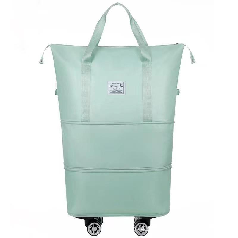 TS JYL laptop bag,Foldable Wheel Travel Bag Multi-Function Storage Expanded Luggage Bag