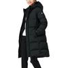 (WMNS) Skechers Woven Long Down Jacket 'White Black' Women's P422W024