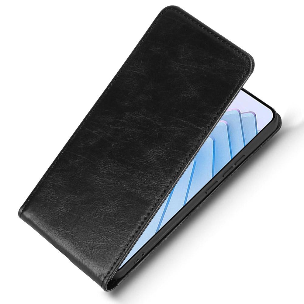 For Xiaomi Redmi Note 14 4G (163.25x76.55x8.16mm) Etui med kortlomme Magnetisk vertikalt flipdeksel i lær
