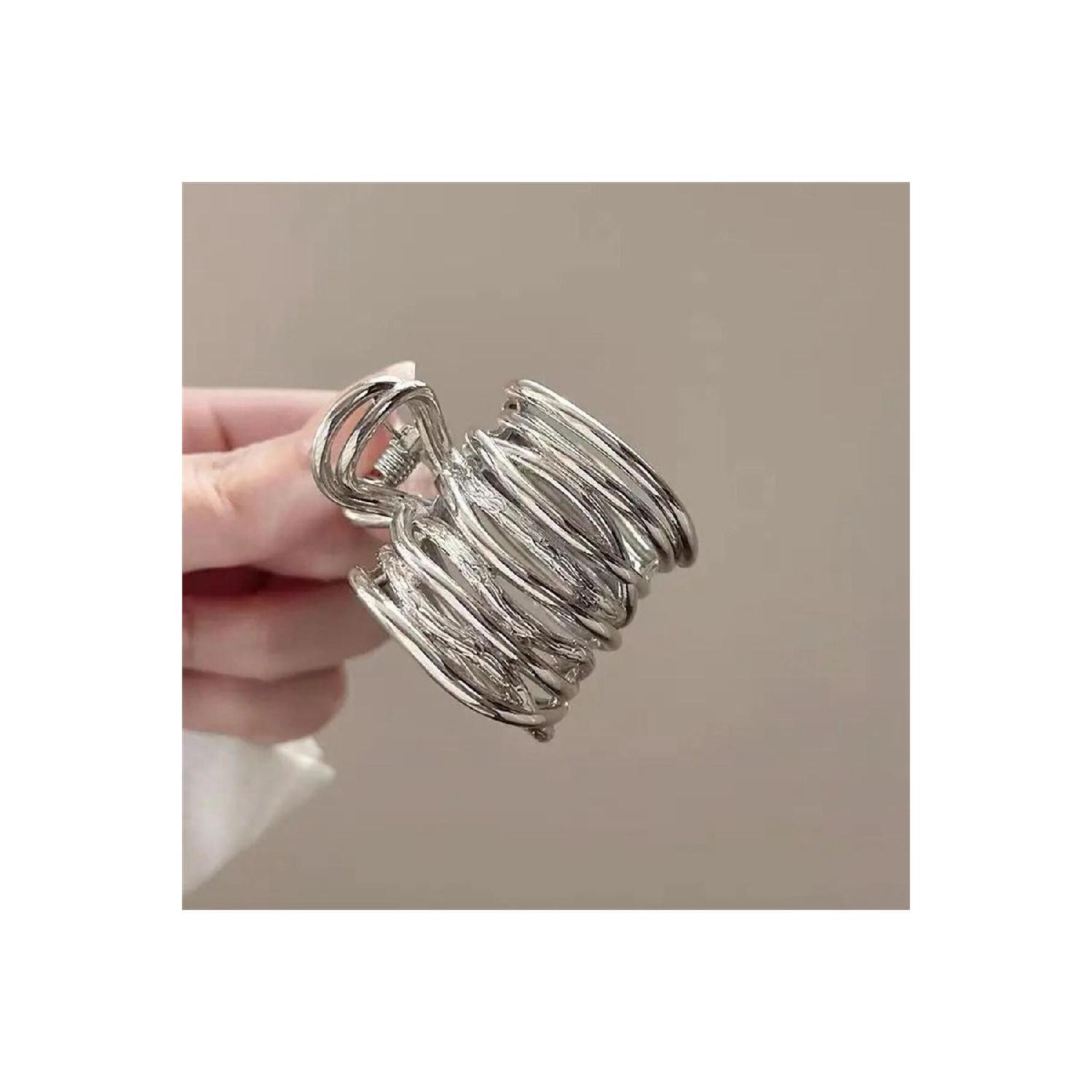 

Серебряная спиральная пряжка из хвоща серебряный