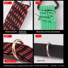 Sturdy Polypropylene Fiber Elastics Cord Motorcycle Cargo Strap for Stable Load Securing