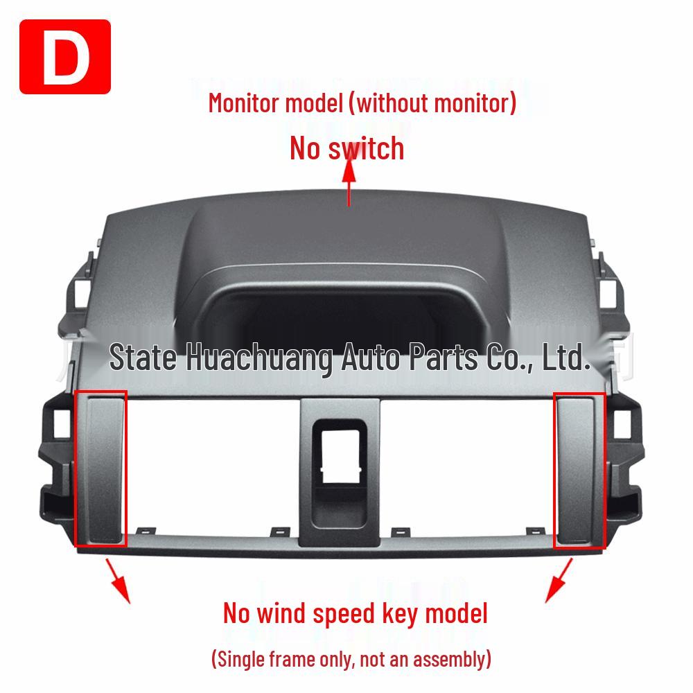 Central A/C Vent Panel Modification for 2008-2013 Toyota Corolla