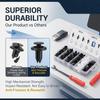 100 Pcs Car Bumper Clips Kit, Car Plastic Rivets Fasteners Push Retainer Kit with Sizes Auto Push Pin Rivets Set, Universal Expansion Screw Clips