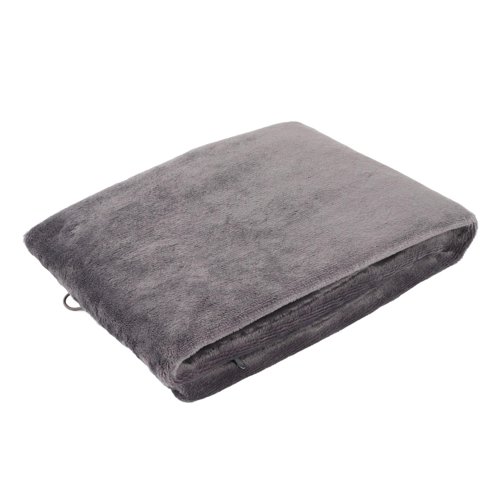 

Электрическая греющая шаль-накидка Мягкий пух 3 режима нагрева Сохраняет тепло USB одеяло с подогревом с таймером Серый серый