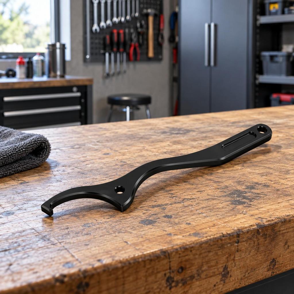 Trail Motorcycle Ride Control Wrench Aluminum Hook-Shaped