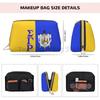 Sigma Gamma Rho Sorority Paraphernalia Gift 1922 SGR Makeup Bag for Women Girls Leather Travel Toiletry Pouch Cosmetic Bag