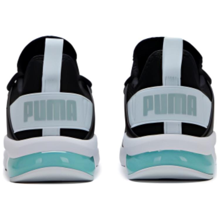 Puma Women's Electron 2.0 Black Dewdrop Turquoise Retro Running Casual Sneakers 385669-23
