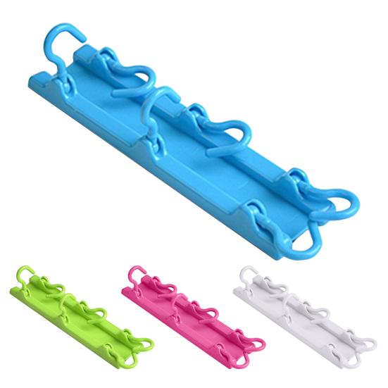 Gancio a parete per attaccapanni in plastica per casa, bagno, cucina, portasciugamani, cappello, utensile