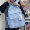 Schoolbag large capacity casual backpack Korean version ins college style schoolbag female junior high school students cute small fresh backpack