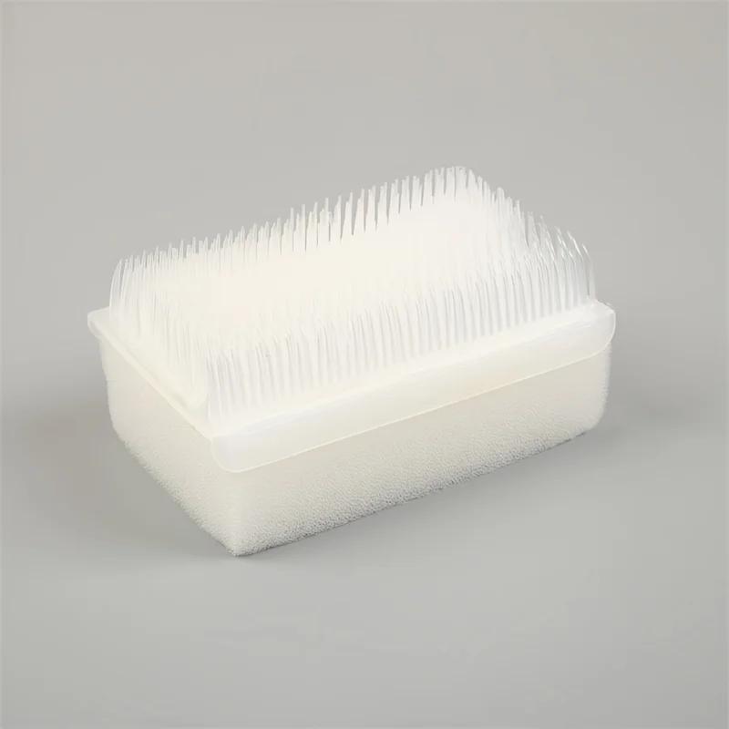 

Multifunctional Cat Dog Massage Brush Hair Removal Dust Removal Pet Special Brush Double-sided Soft Hand Washing Brush Home білий