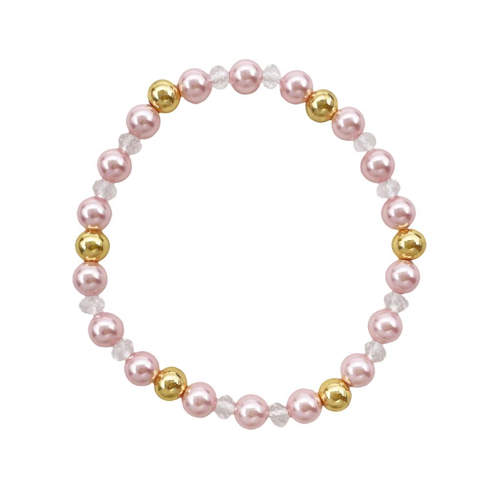 

French-Style Handmade Imitation Pearl Bracelet for Women – Elegant, Niche Design