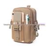 Camouflage Tactical Waist Pack for Phone and Coins - Military Style Hanging Bag