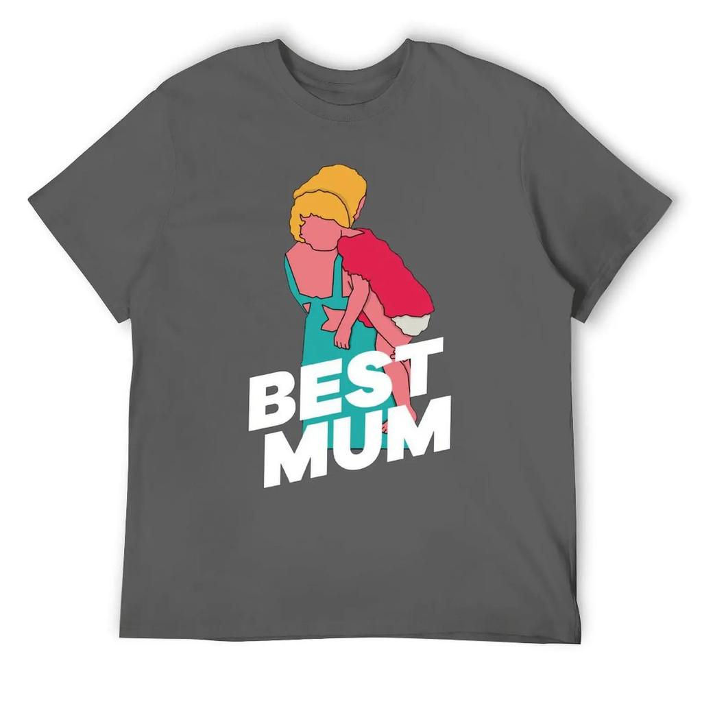 Mother's Day Happy Mother's Day Men's Classic Crewneck T-shirt Sport Top Tee Top Quality Humor Graphic Fitness USA Size