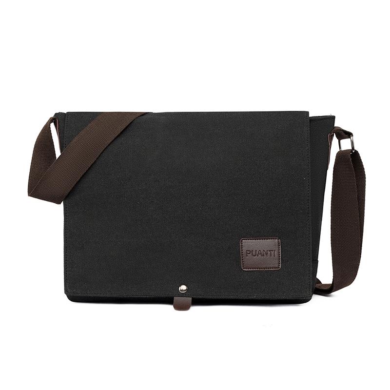 New Fashion Cross Body Bag New Men Canvas Crossbody Shoulder Messenger Bags Man Casual Solid Multi Function Portable Male Bag