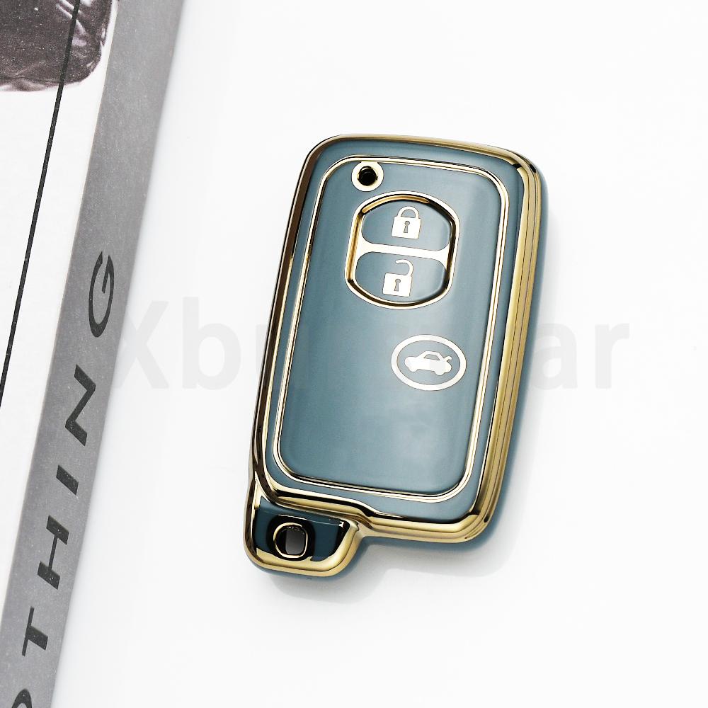 Fashion Tpu For Toyota Land Cruiser Auris Prius 30 Alpha Aqua Lexus Lc 200 Car Key Case 2/3/4 Buttons Remote Cover Shell Holder