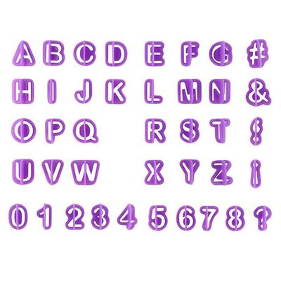 40Pcs Letter Alphabet Number Fondant Cake Cookie Cutter Pan Mold Biscuit Mould Sugar Shape Maker