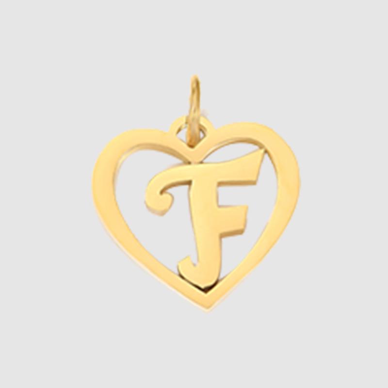 eManco English Alphabet Pendants: Stainless Steel Jewelry Accessories for DIY Projects.