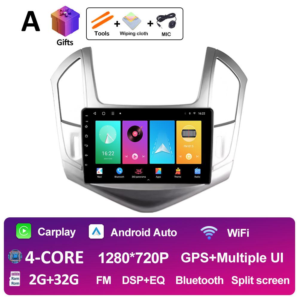 Car Video Radio Multimedia Player For Chevrolet Cruze J300 J308 2012 2013 2014 2015 Wireless Carplay Android Auto Head Unit WIFI