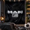 Wall Hanging Tapestry man truck Print Cloth for Living Room Bedroom Home Decor