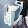 1 Set Clothes Storage Basket Large Capacity Bathroom Supplies with Handle Laundry Storage Organizer Clothes Basket Practical