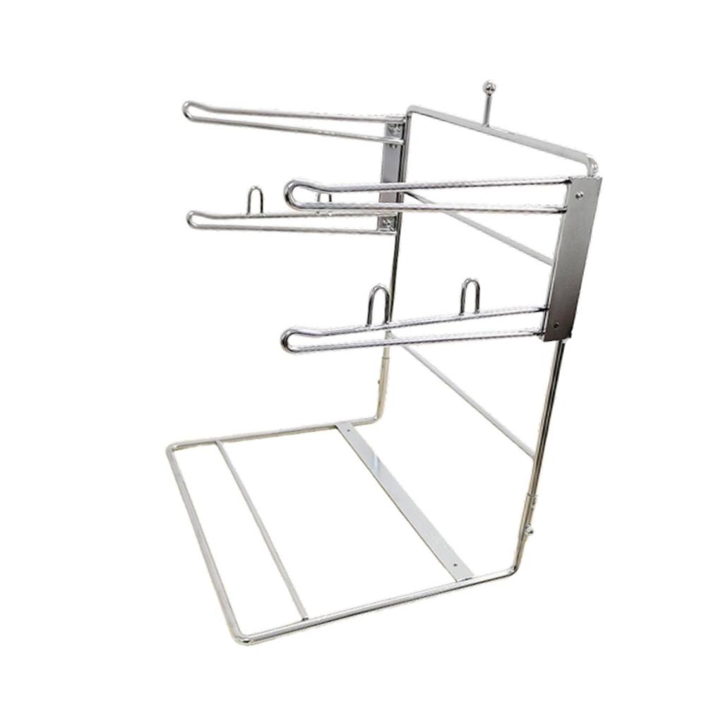 Grocery Bag Holder T Shirt Bags Rack Sturdy Space Saving Metal Shopping Stand Organizer for